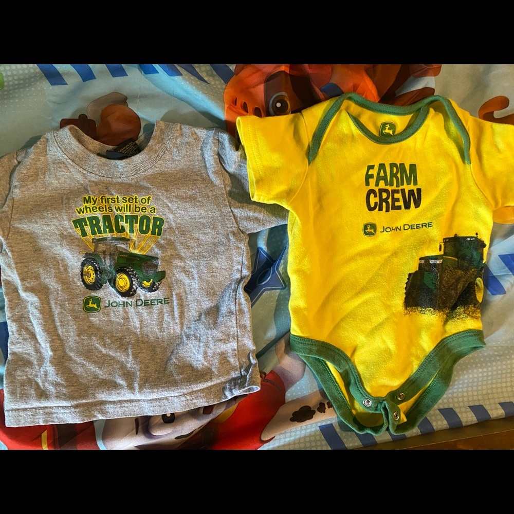 John Deere baby boy shirts